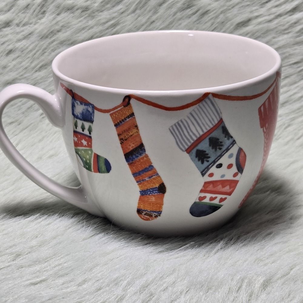 Harvest Greene Studio Dog Dachshund Coffee‎ Mug Christmas Stocking With Doxie - Picture 3 of 6